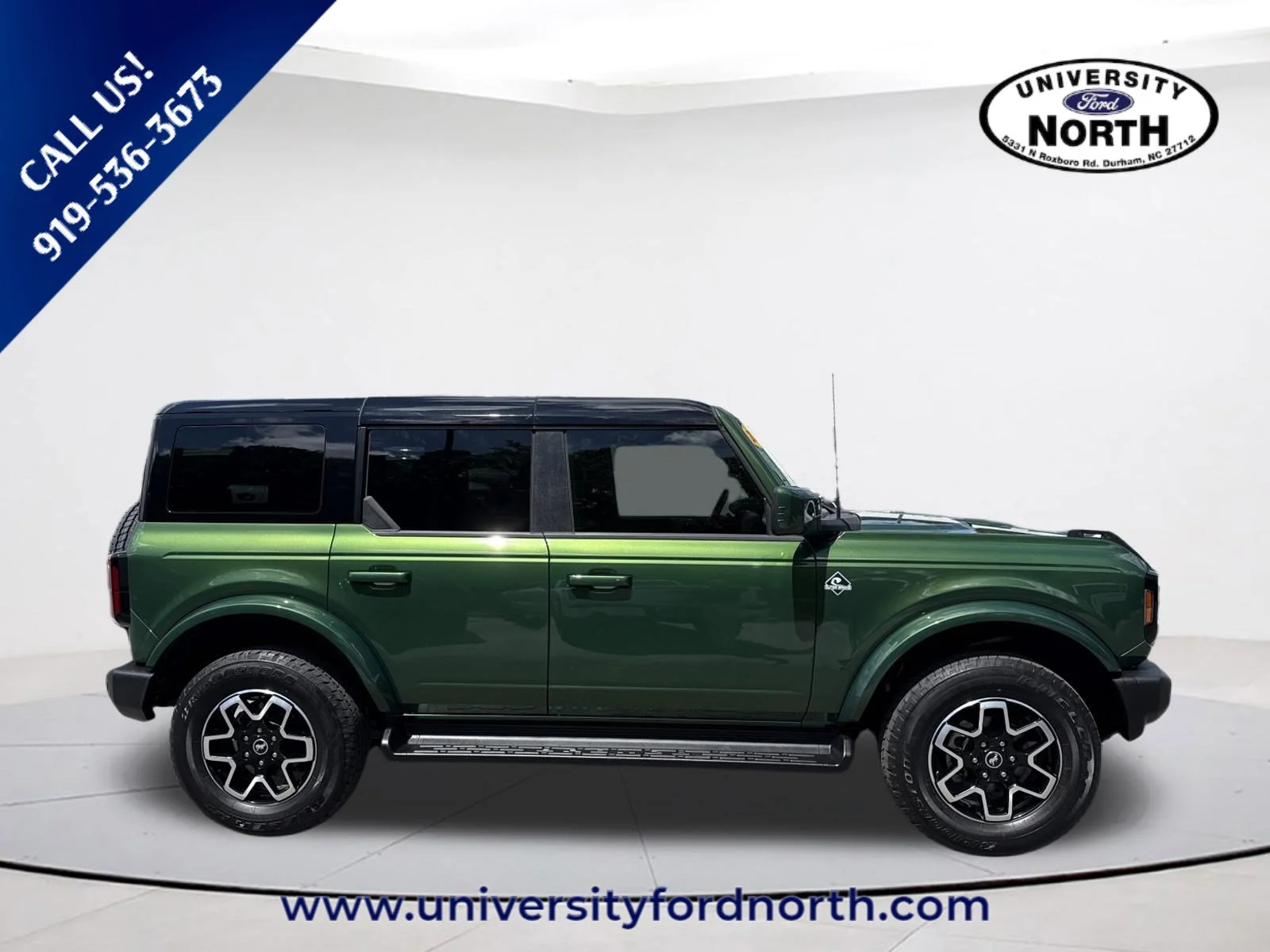 Used 2025 Green Metallic Ford Outer Banks image 8