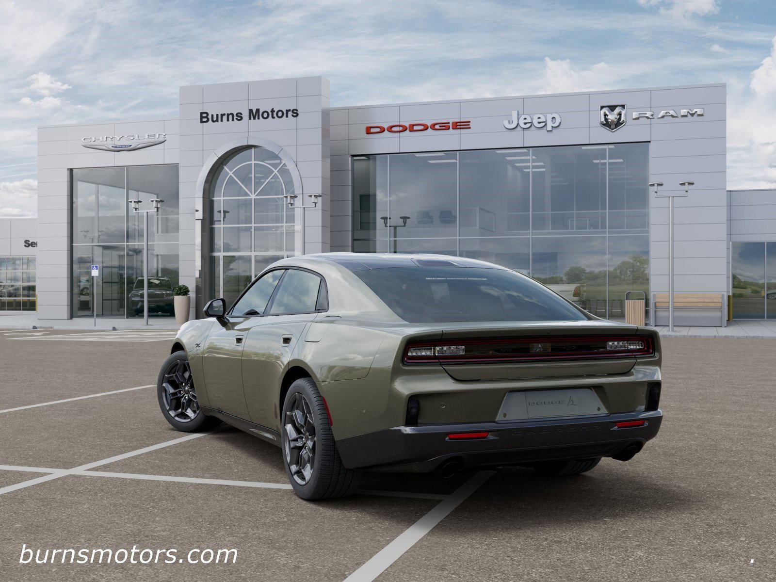 New 2026 Green Machine Exterior Paint Dodge R/T Blacktop image 3