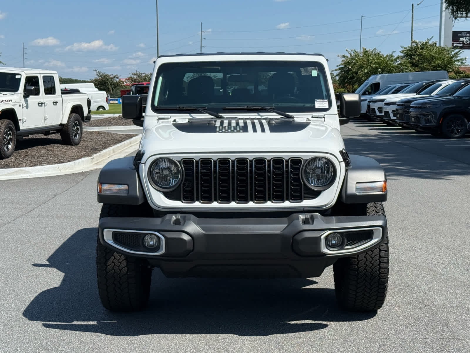 Used 2024 Bright White Clearcoat Jeep Sport image 8