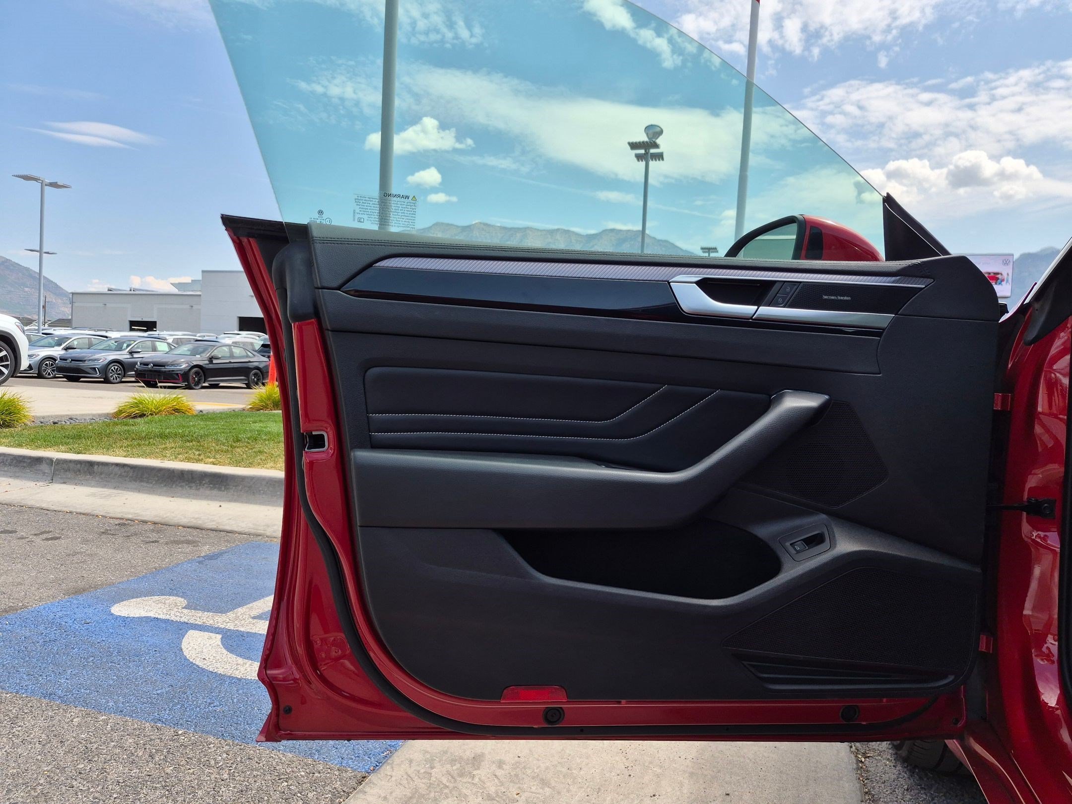 Used 2023 Kings Red Metallic Volkswagen SEL Premium R-Line image 13