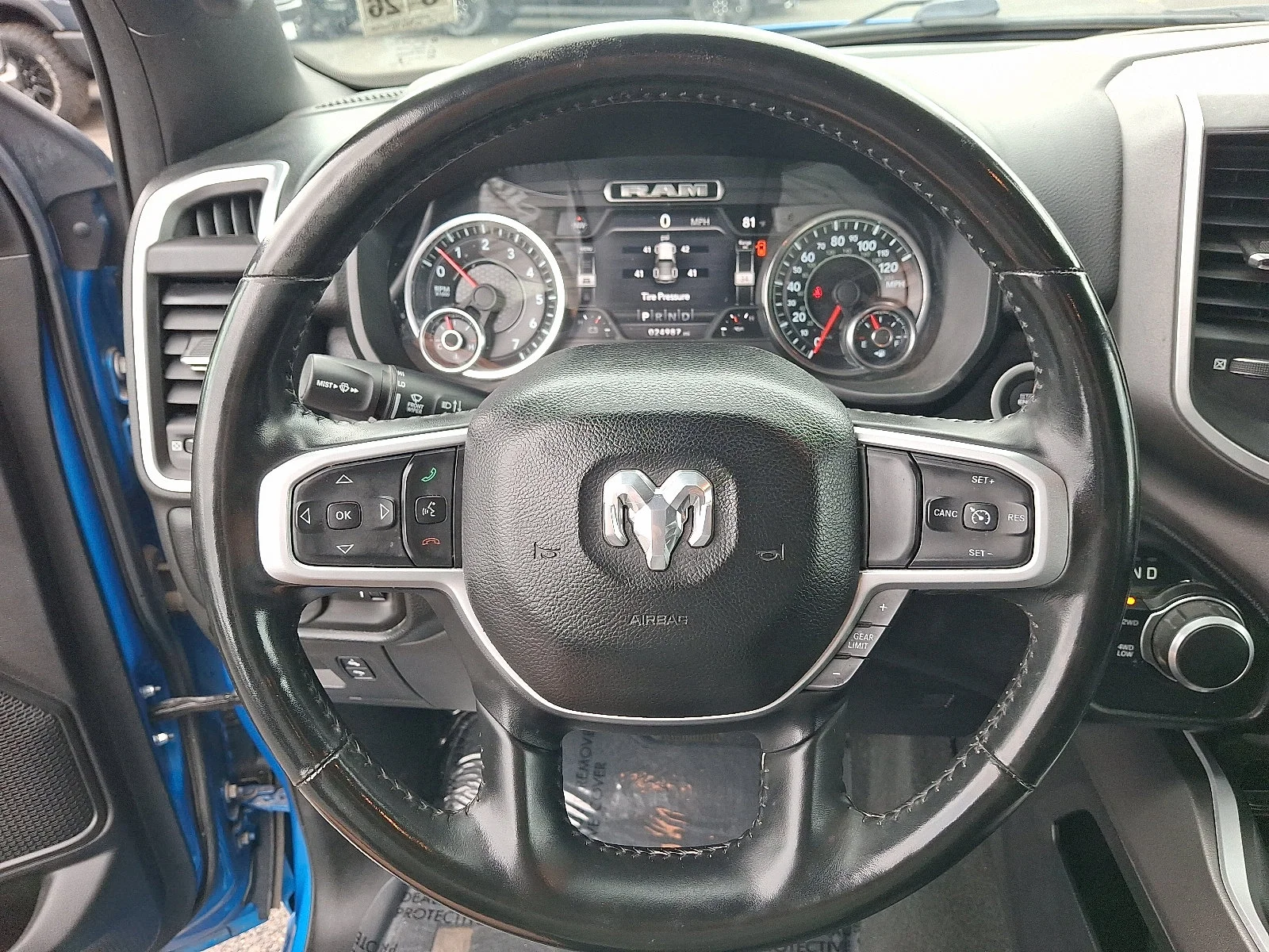 Certified Used 2021 Hydro Blue Pearlcoat Ram Big Horn image 19