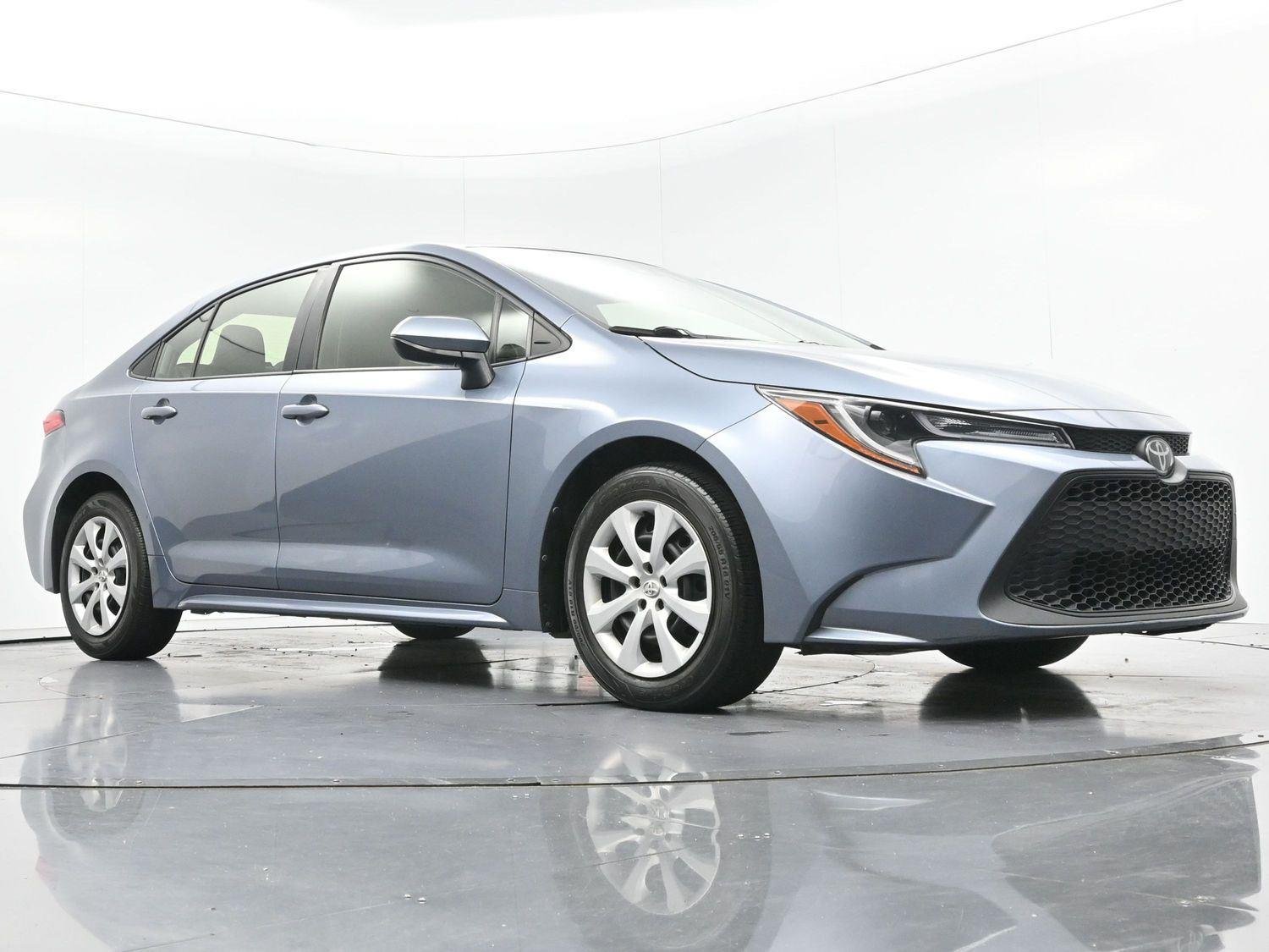 Used 2022 Celestite Gray Metallic Toyota LE image 39