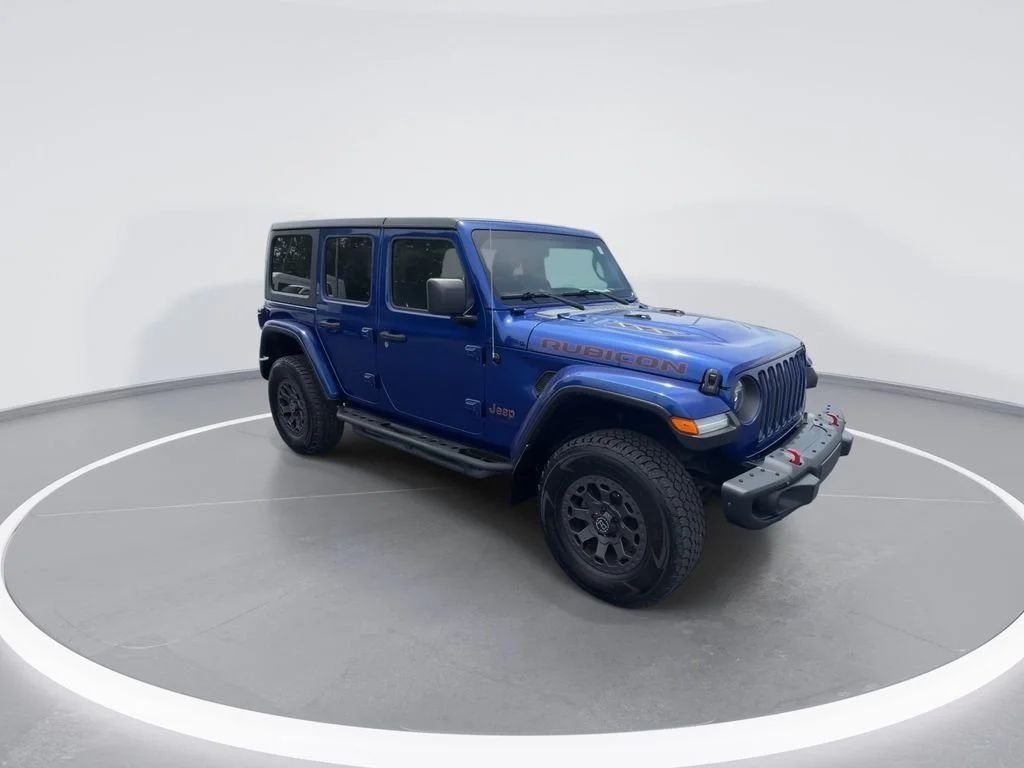 Used 2019 Blue Jeep Unlimited Rubicon image 3