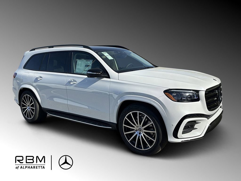 New 2026 MANUFAKTUR Moonlight White Metallic Mercedes-Benz GLS 450 image 1