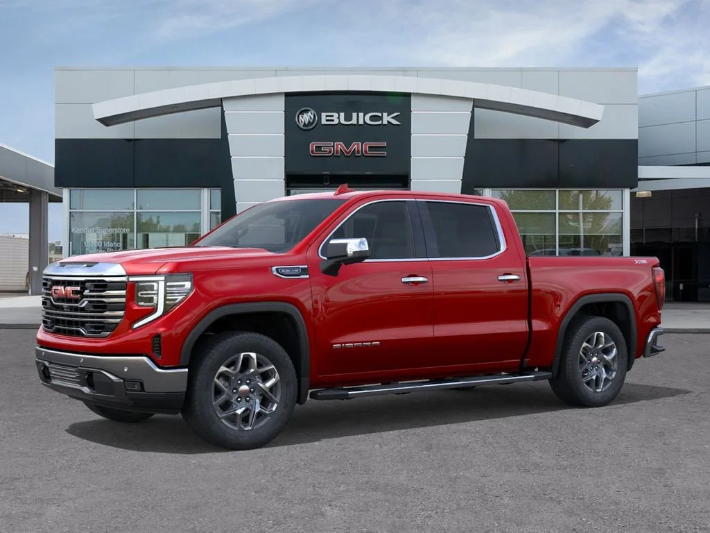 New 2026 VOLCANIC RED TINTCOAT GMC SLT image 2