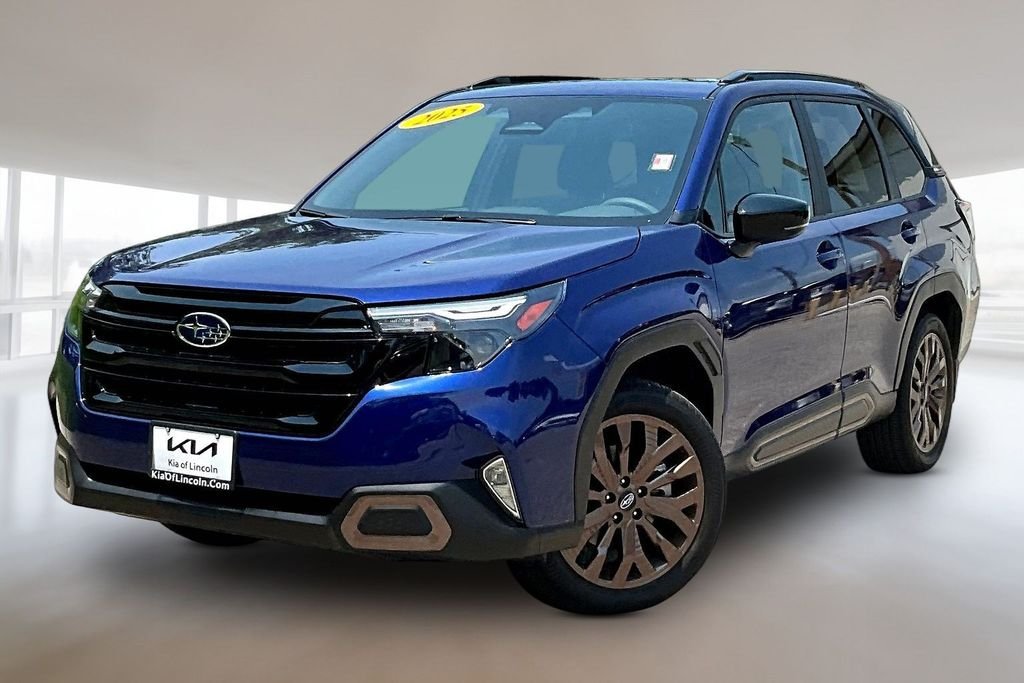 Used 2025 Sapphire Blue Pearl Subaru Sport image 1
