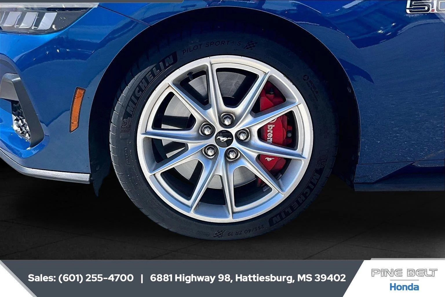 Used 2024 Atlas Blue Ford GT Premium image 7