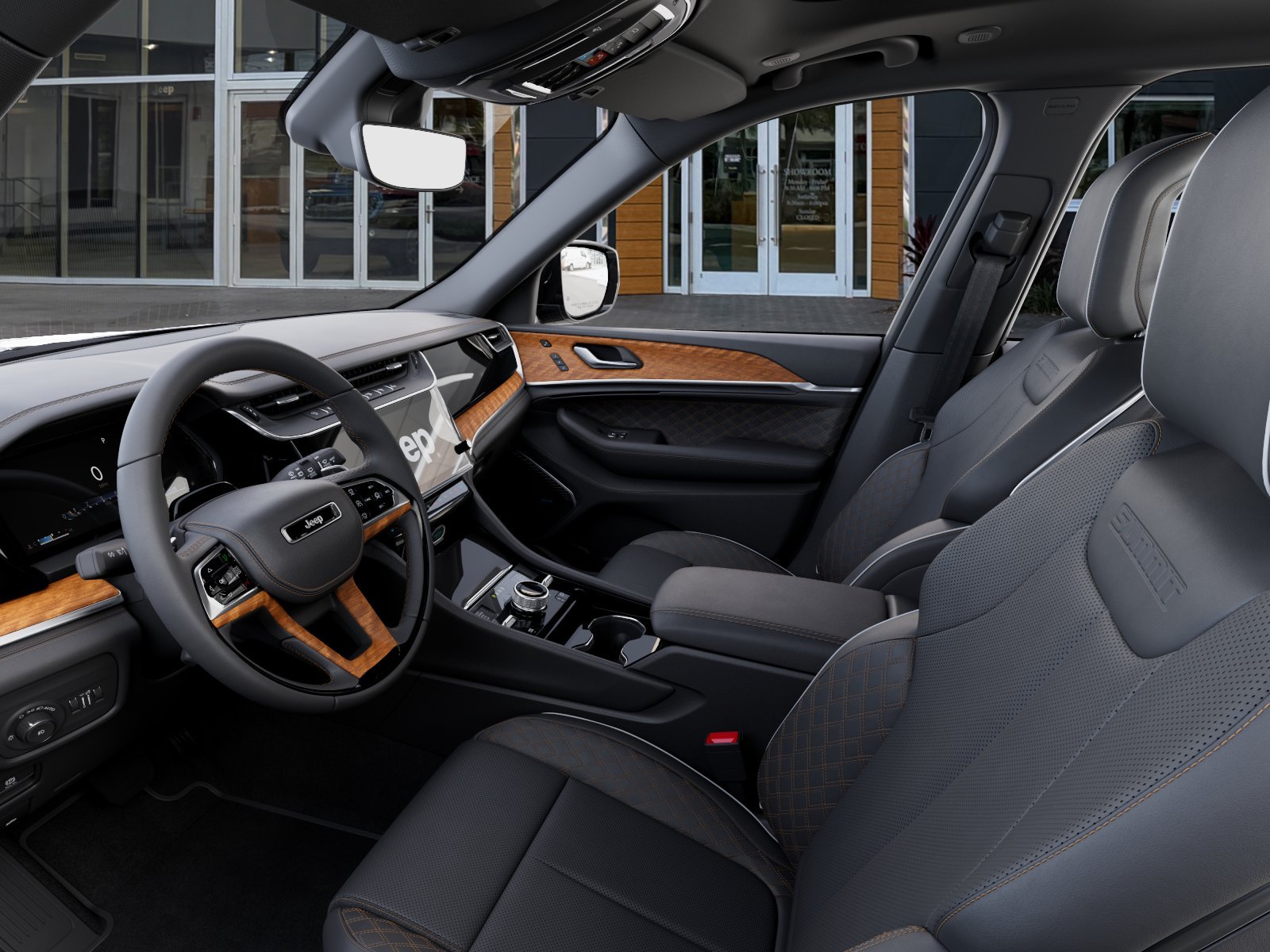 New 2026 Diamond Black Crystal Pearl-Coat Exterior Paint Jeep Summit image 56