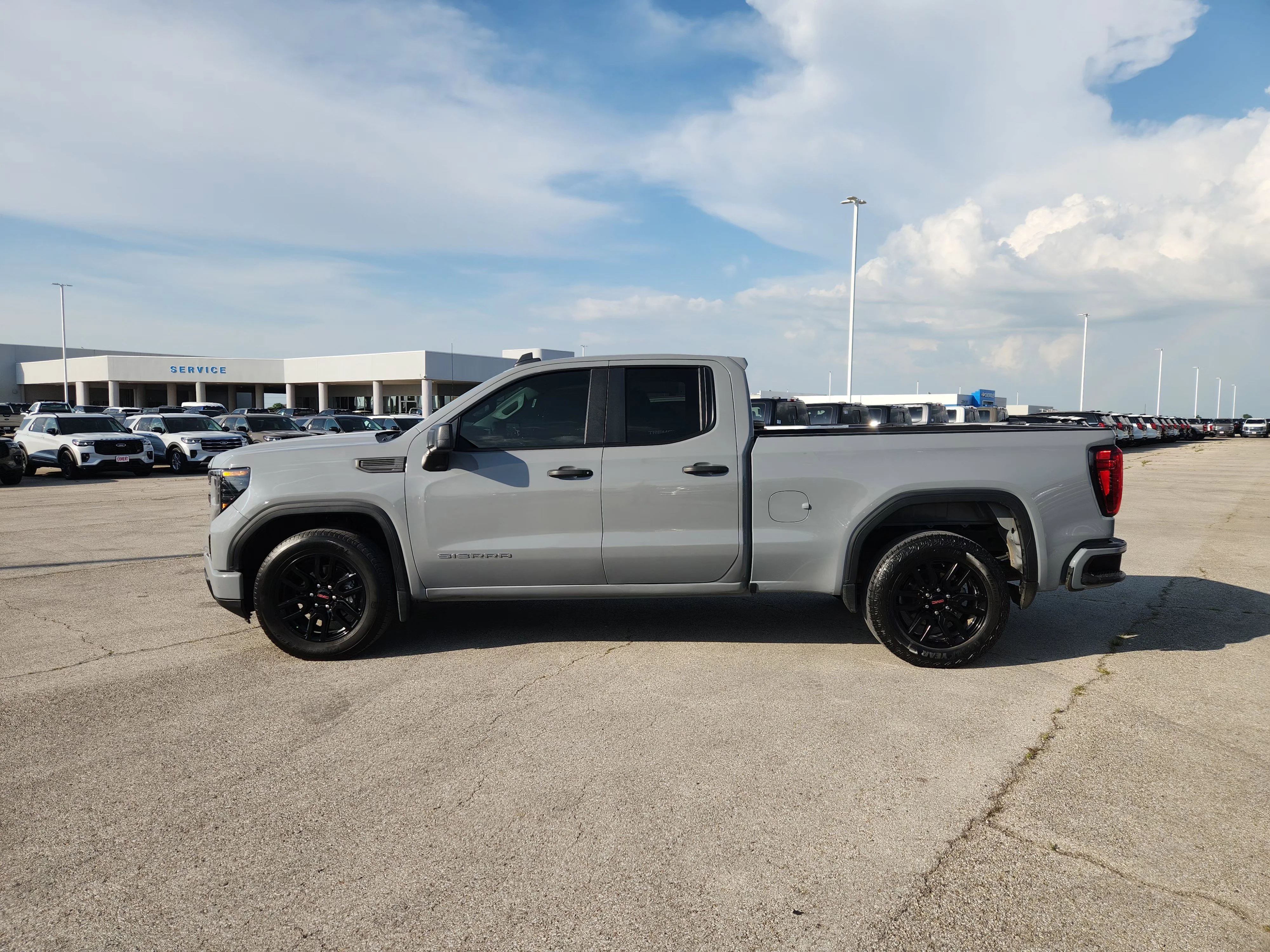 Used 2024 Thunderstorm Gray GMC Pro image 4