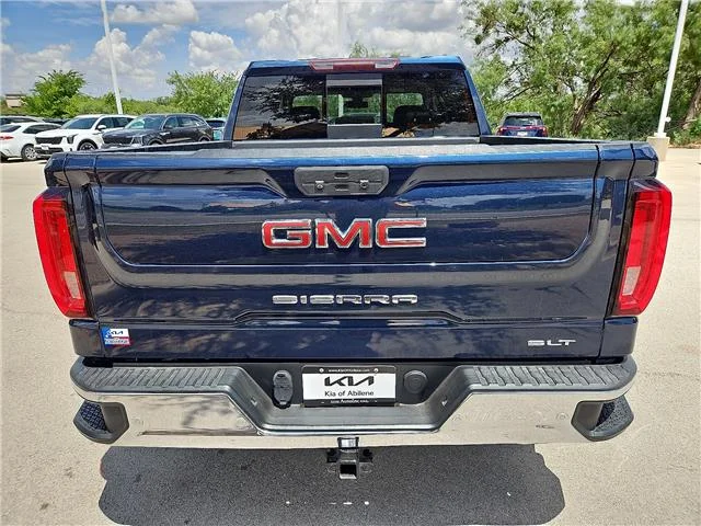 Used 2020 Pacific Blue Metallic GMC SLT 4x2 Crew Cab 5.75 ft. box 147.4 in. WB image 3
