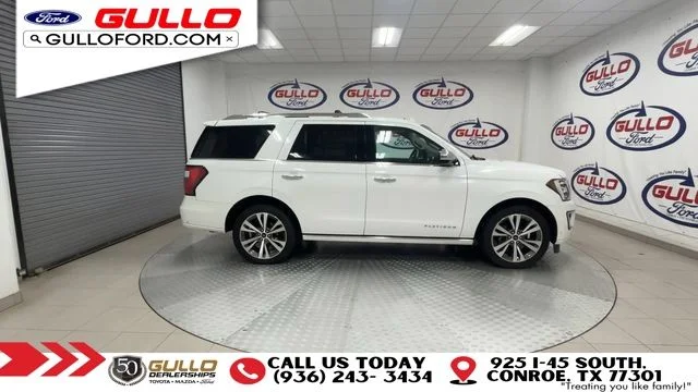 Certified Used 2020 White Metallic Ford Platinum image 9
