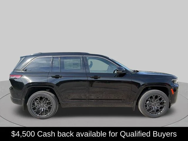 New 2026 Diamond Black Crystal Pearl-Coat Exterior Paint Jeep Summit image 2