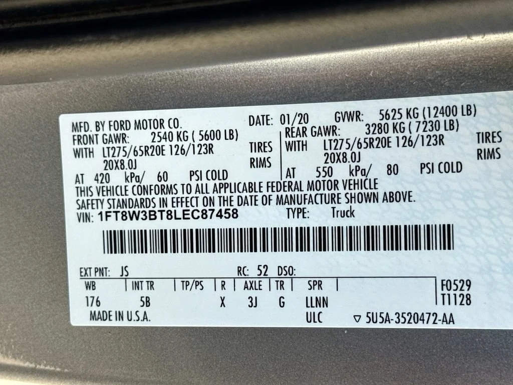 Used 2020 Silver Ford Lariat image 39