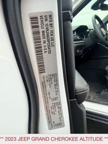 Certified Used 2023 White Jeep Altitude X image 27