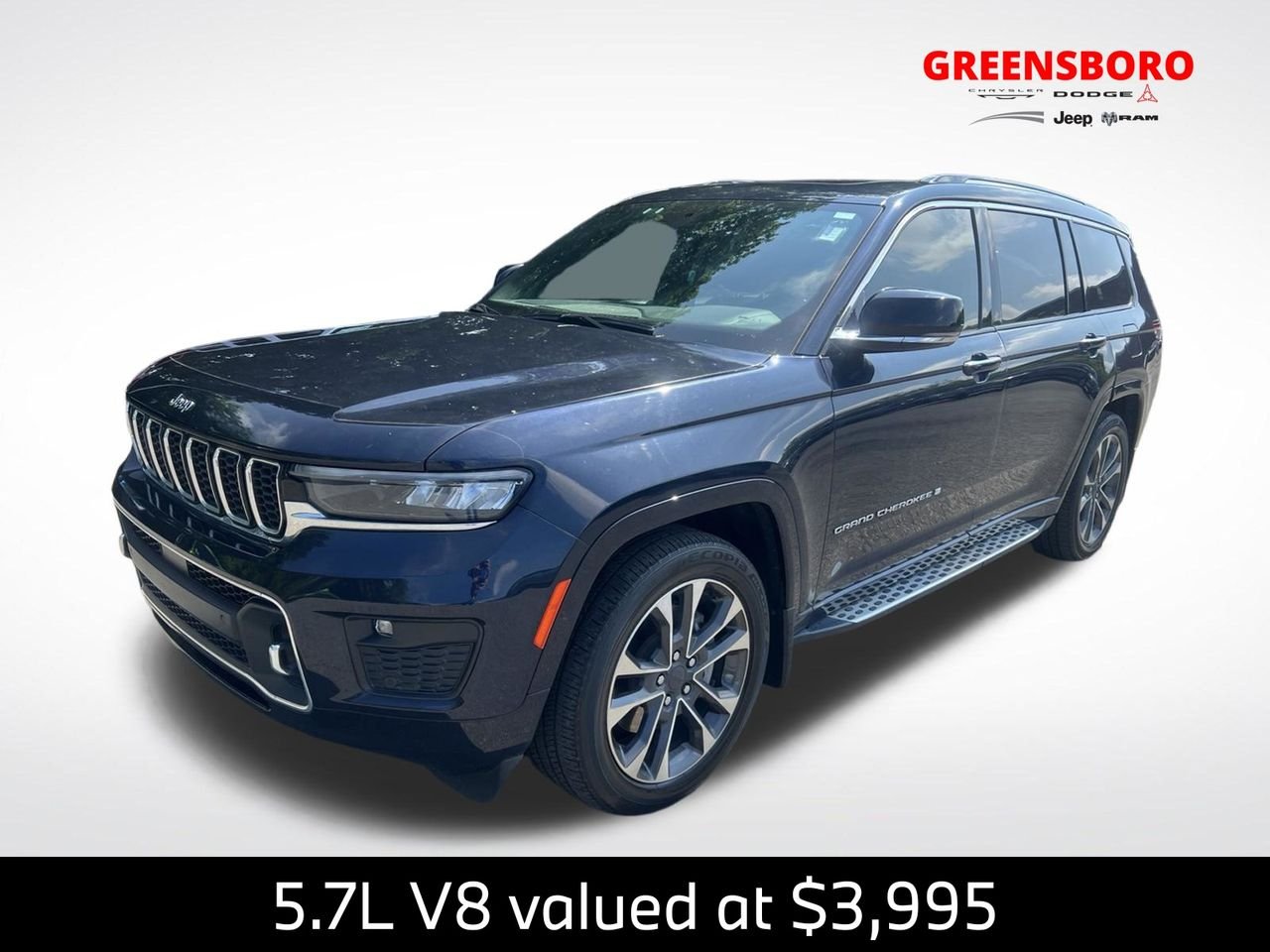 Used 2023 Black Jeep Overland image 1