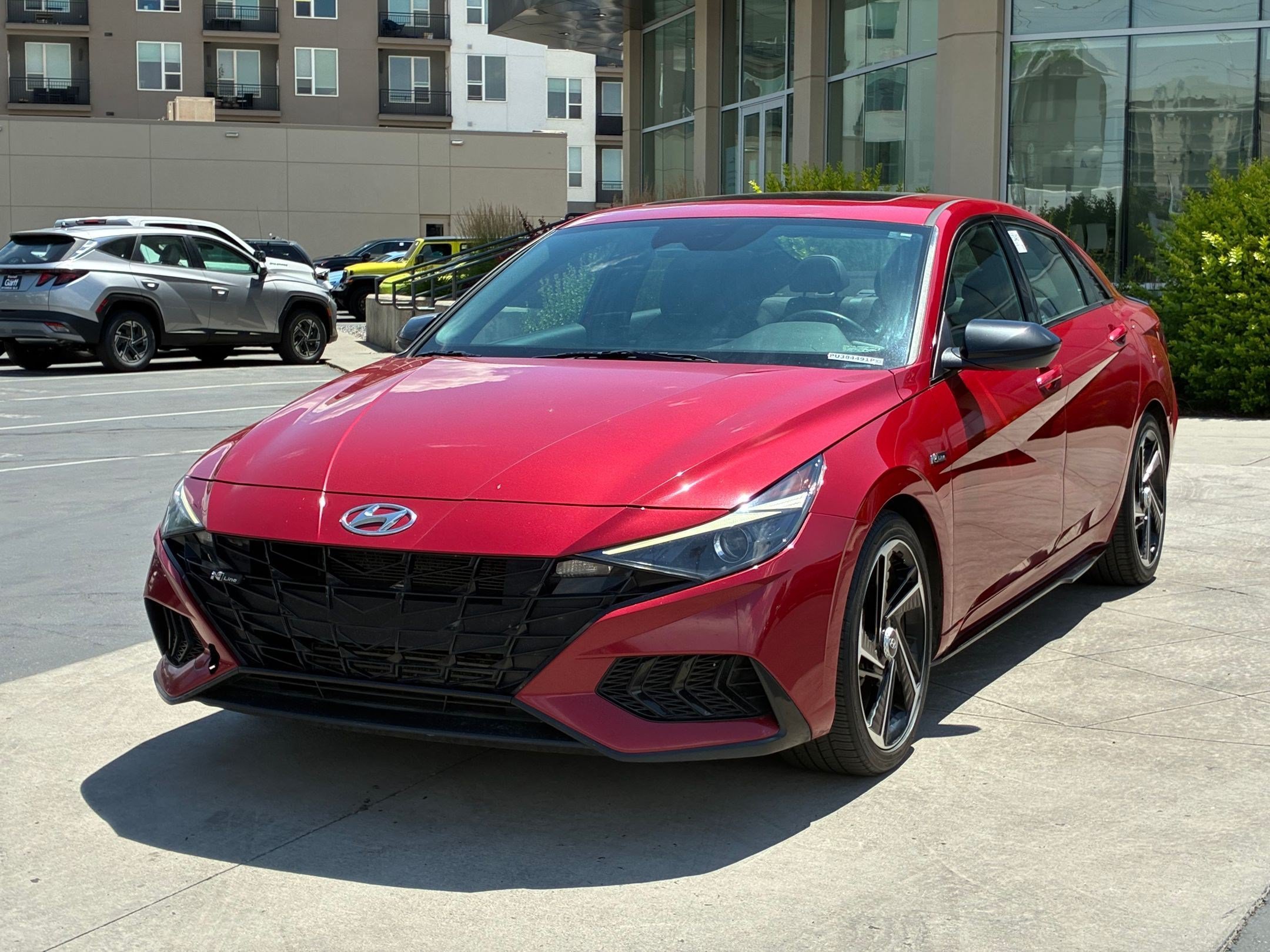 Used 2023 Scarlet Red Pearl Hyundai N Line image 9