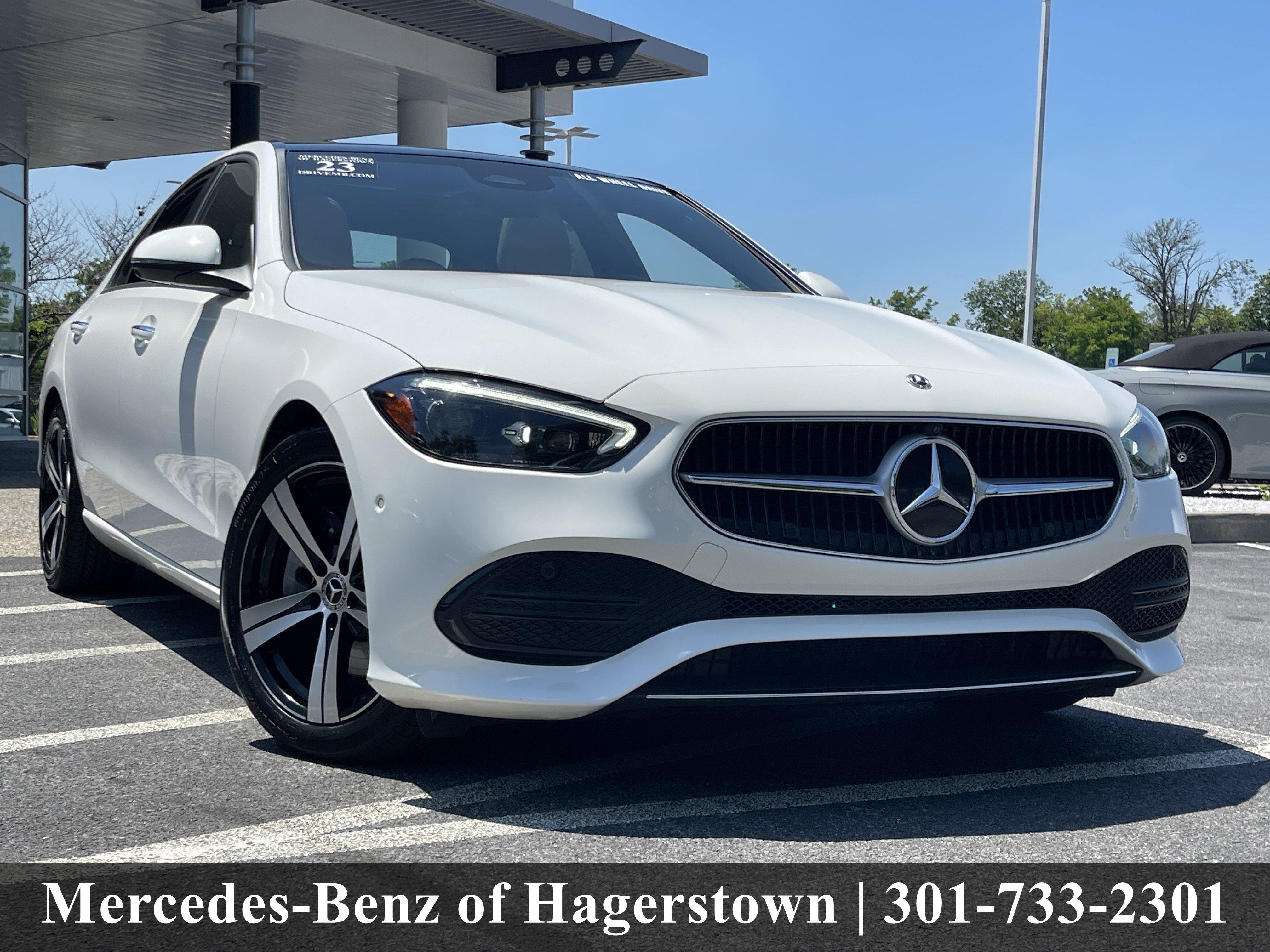 Certified Used 2023 Polar White Mercedes-Benz C 300 4MATIC® Sedan image 1