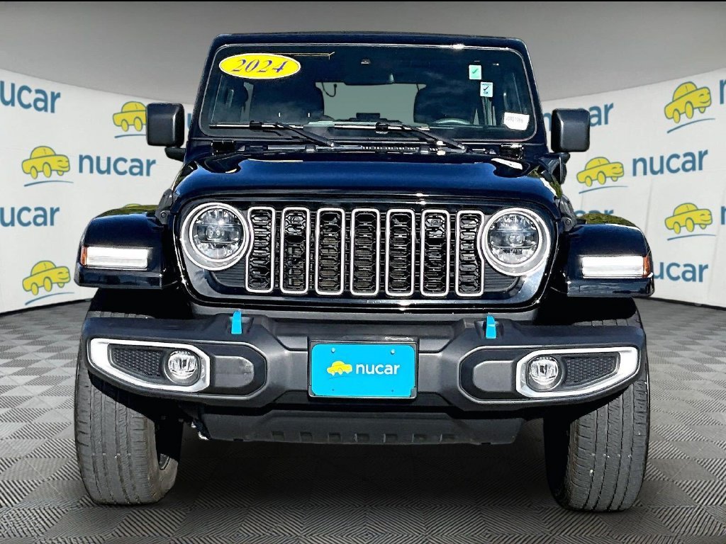 Used 2024 Black Jeep Sahara 4xe image 2