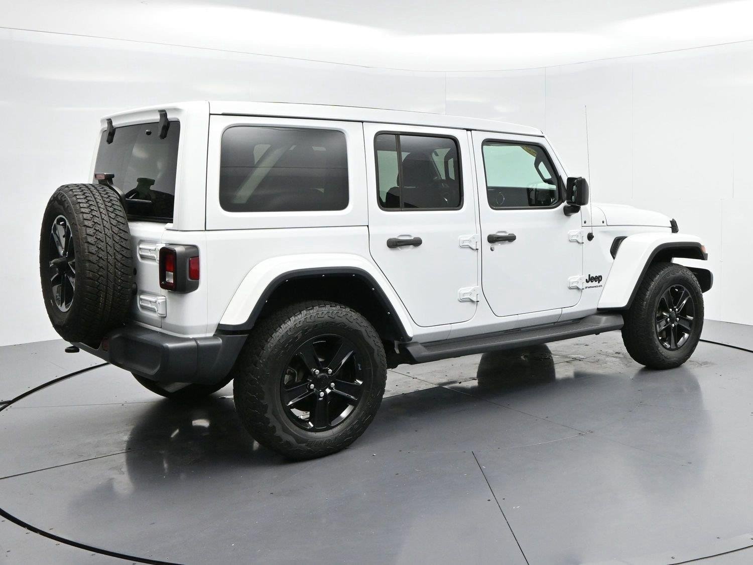 Used 2023 Bright White Clearcoat Jeep Sahara Altitude image 7