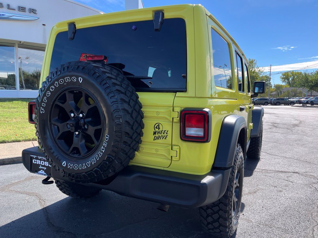 Used 2022 High Velocity Clearcoat Jeep Unlimited Willys image 46