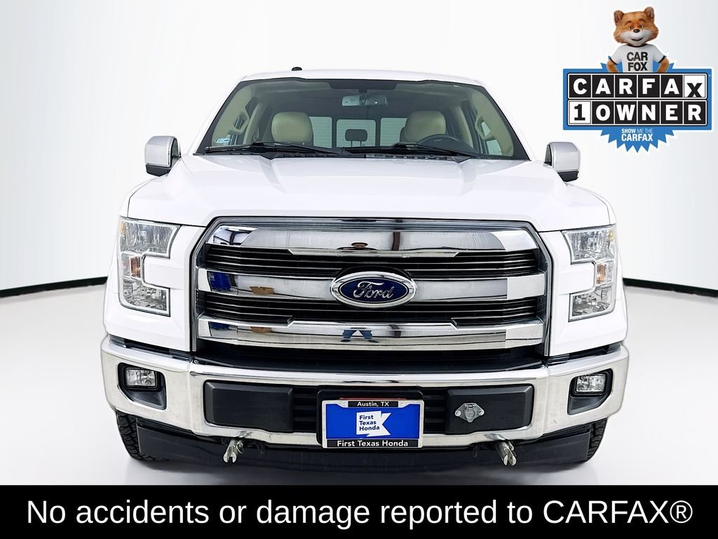 Used 2017 Oxford White Ford Lariat image 2