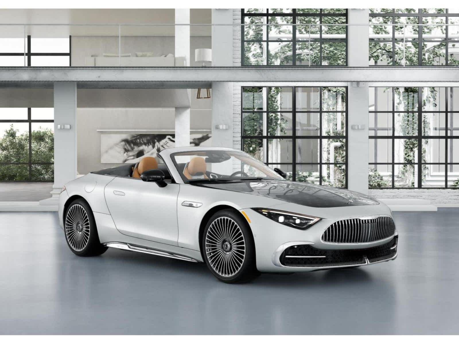 New 2027 MANUFAKTUR Moonlight White Magno Mercedes-Benz Maybach SL 680 Monogram Series image 11