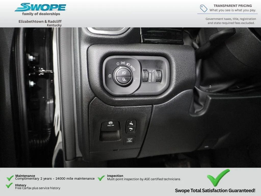 New 2026 Diamond Black Crystal Pearl-Coat Exterior Paint RAM Laramie image 15