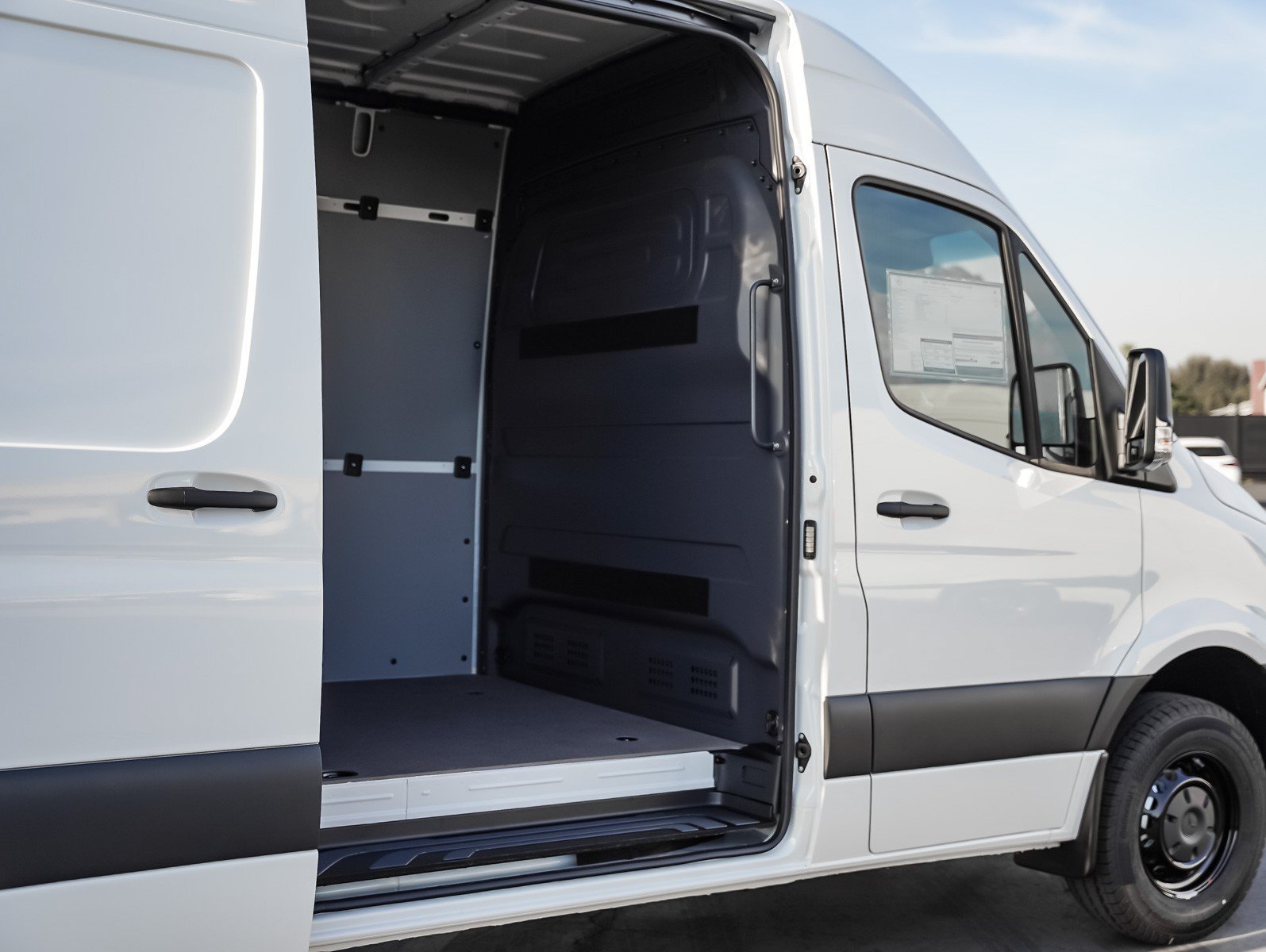 New 2026 Arctic White Mercedes-Benz 3500XD High Roof I4 Diesel HO 170 Extended RWD image 11