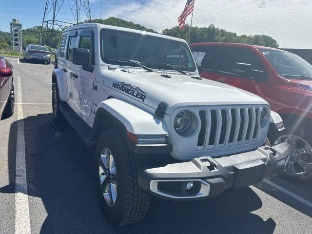 Used 2021 White Jeep Unlimited Sahara image 32
