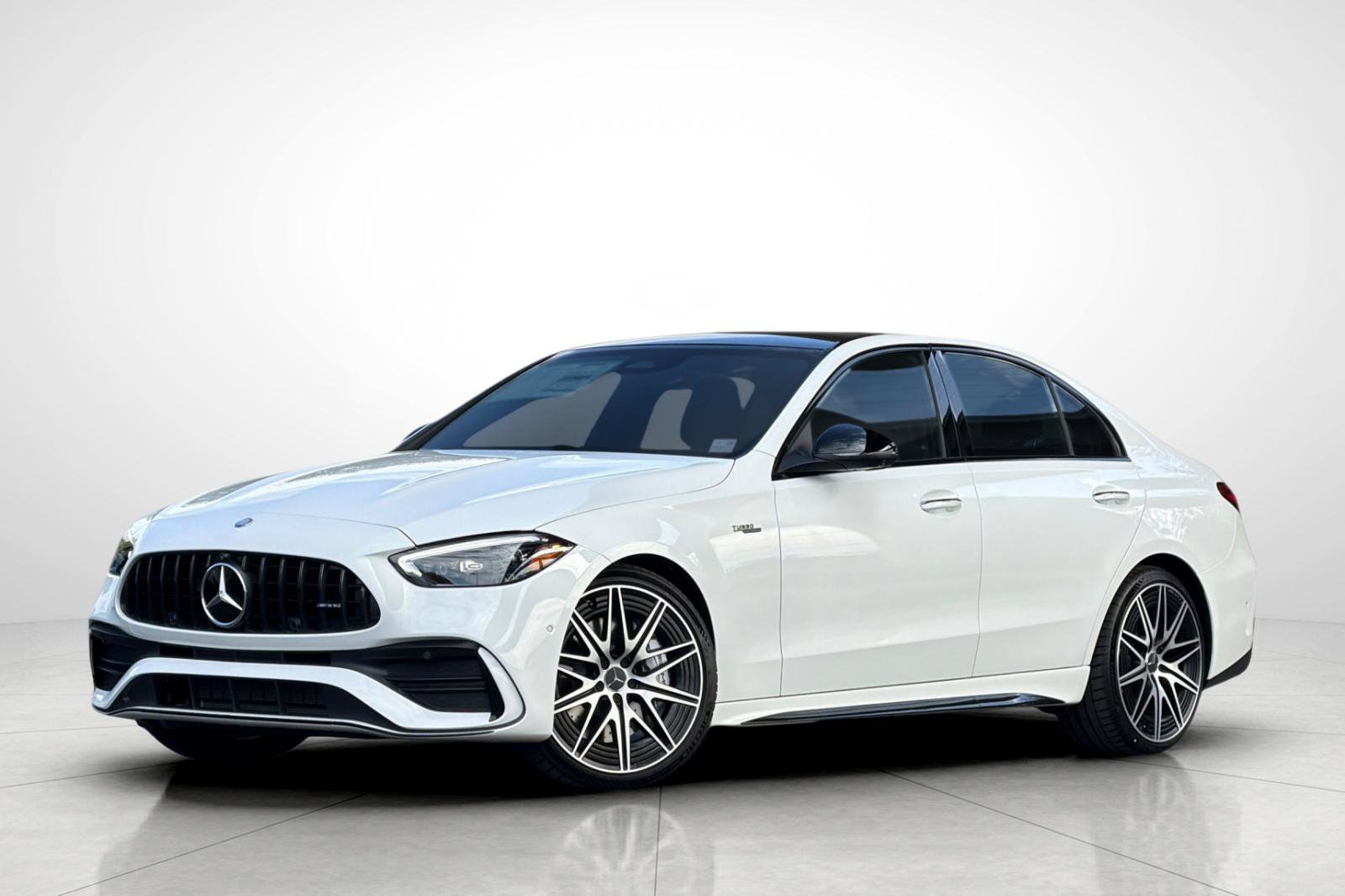 New 2026 Polar White Mercedes-Benz C 43 AMG® image 1