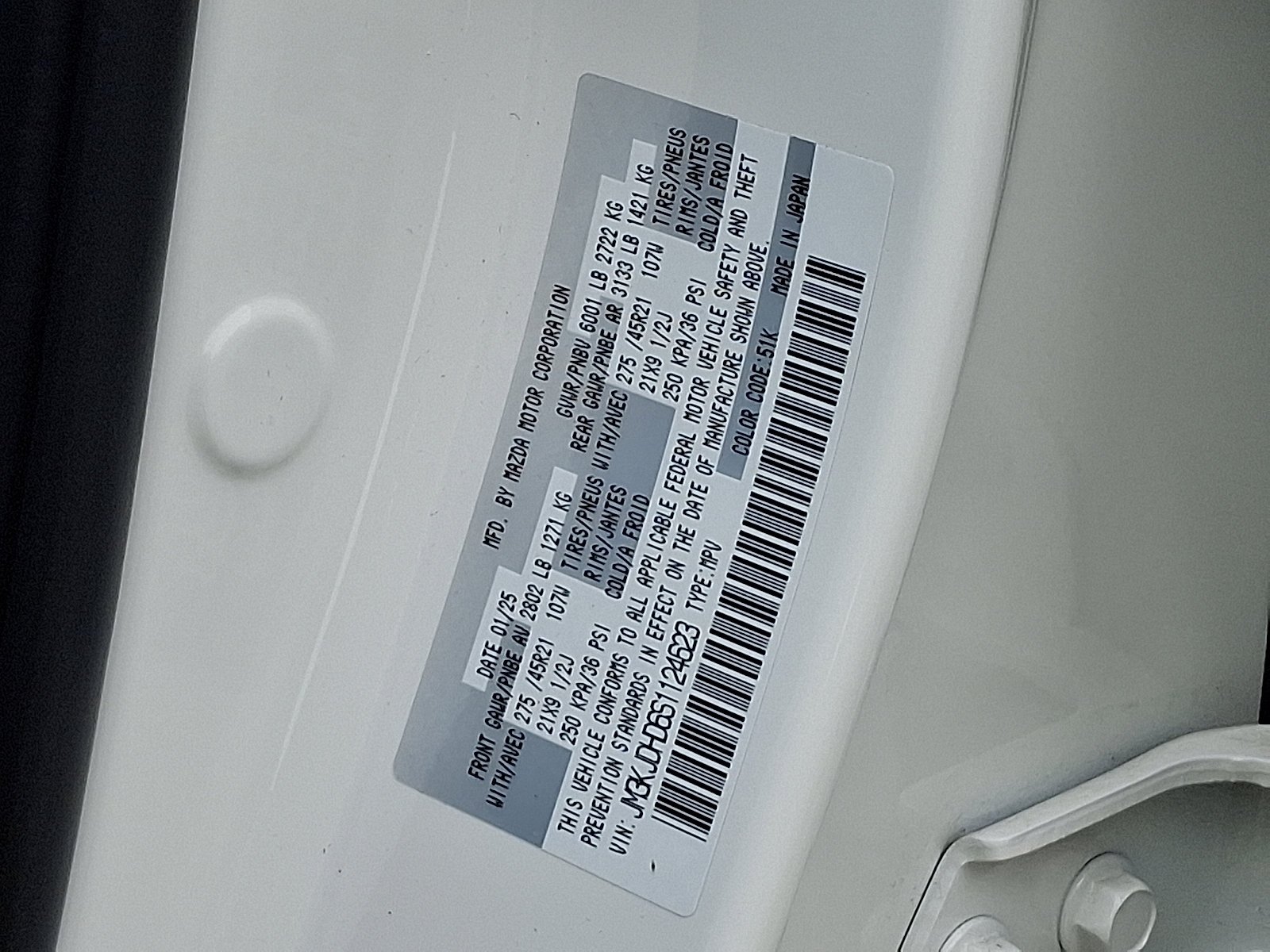 New 2025 Rhodium White Premium Mazda 3.3 Turbo Premium AWD image 11