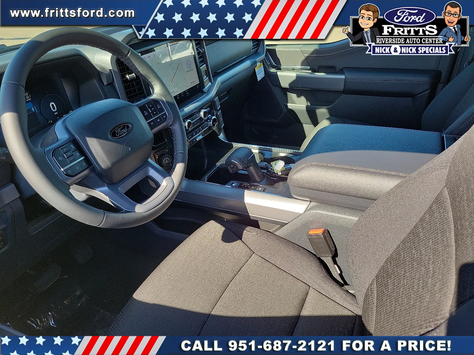 New 2026 Agate Black Metallic Ford XLT image 3