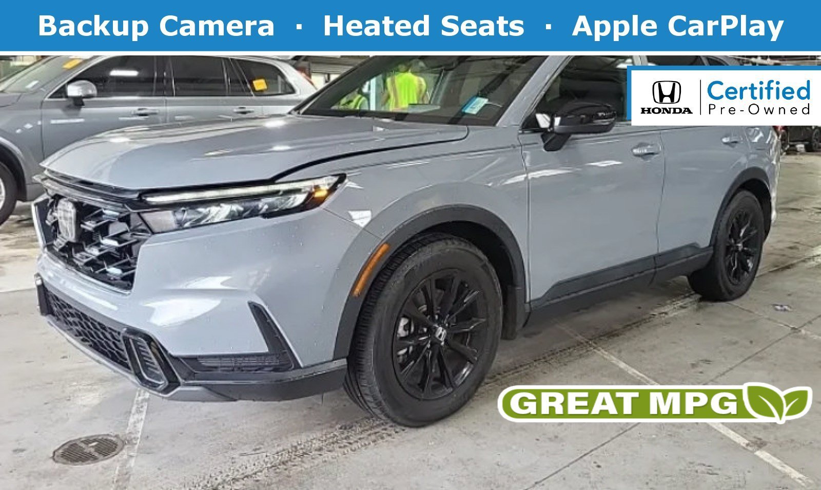 Certified Used 2023 Urban Gray Pearl Honda Sport image 1