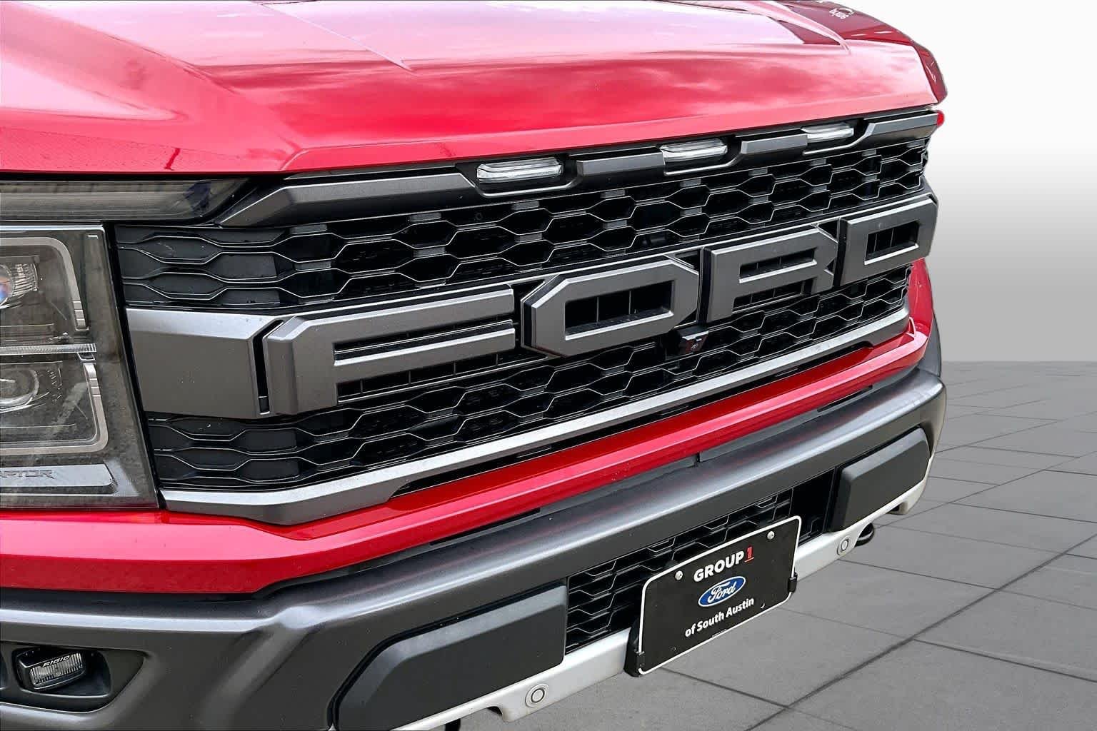 Used 2021 Rapid Red Metallic Tinted Clearcoat Ford Raptor image 30