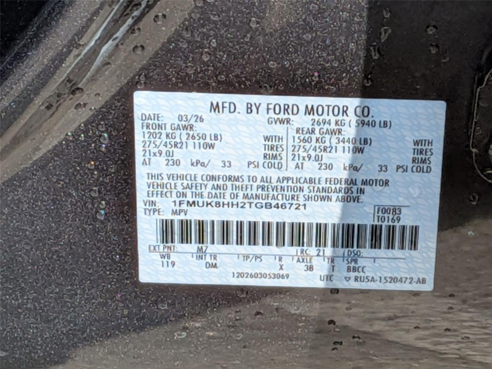 New 2026 Carbonized Gray Metallic Ford Platinum™ image 37