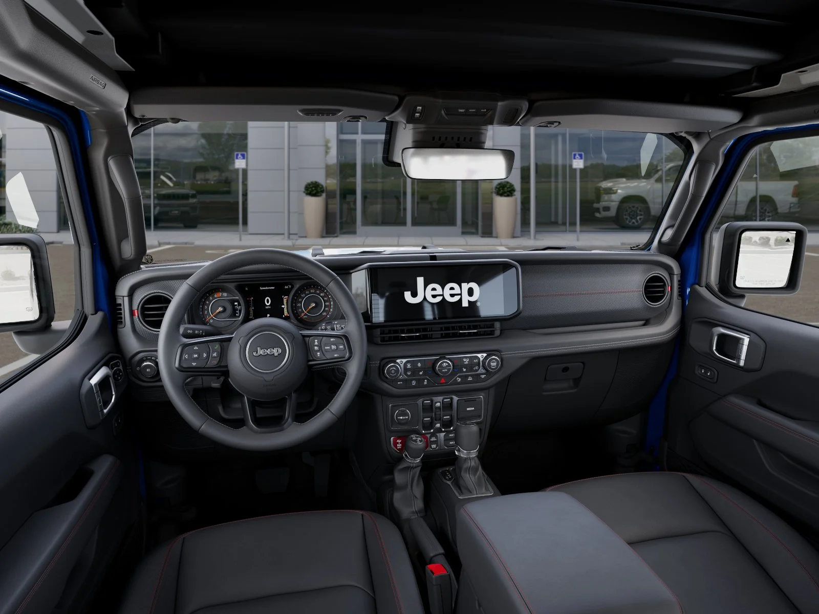 New 2026 Hydro Blue Pearl-Coat Exterior Paint Jeep Rubicon X image 14
