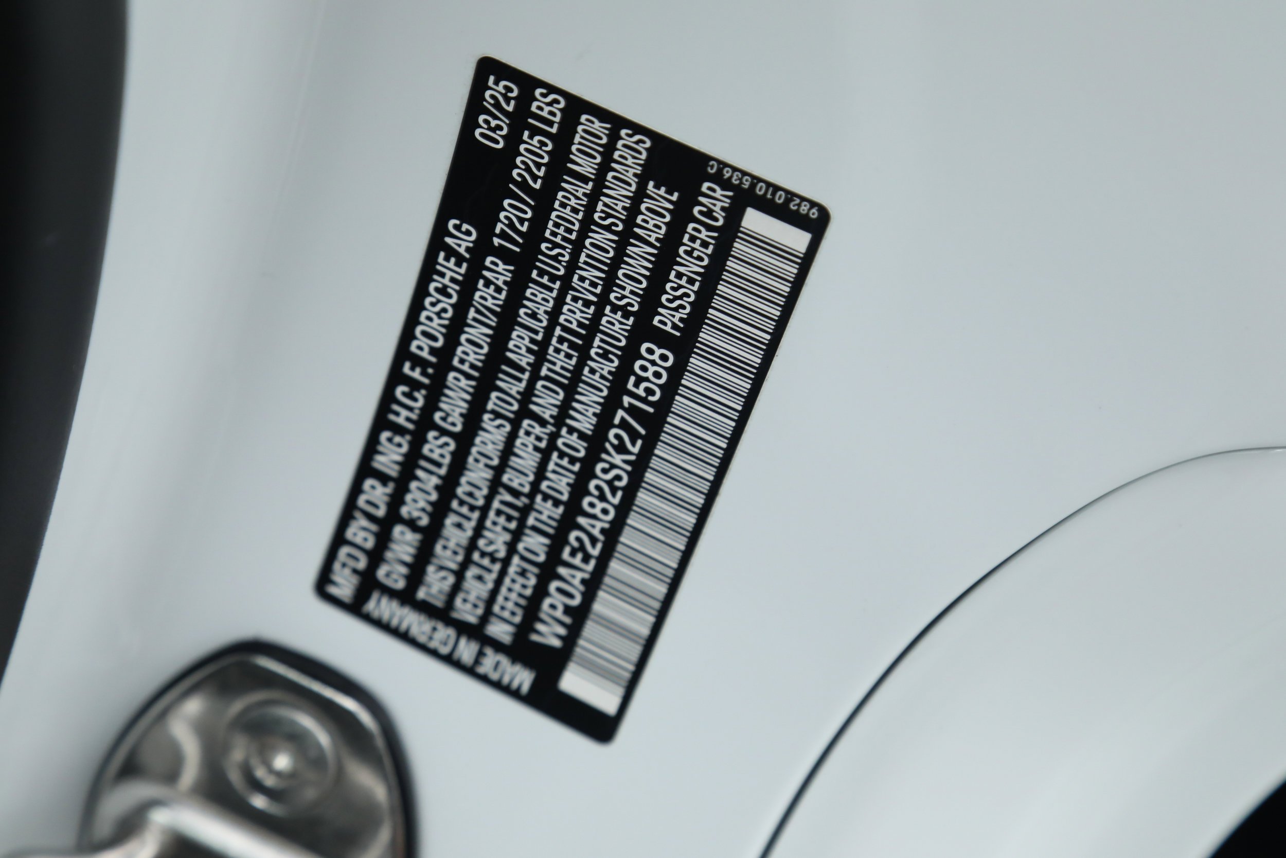 Used 2025 White Porsche GT4 RS Coupe image 46