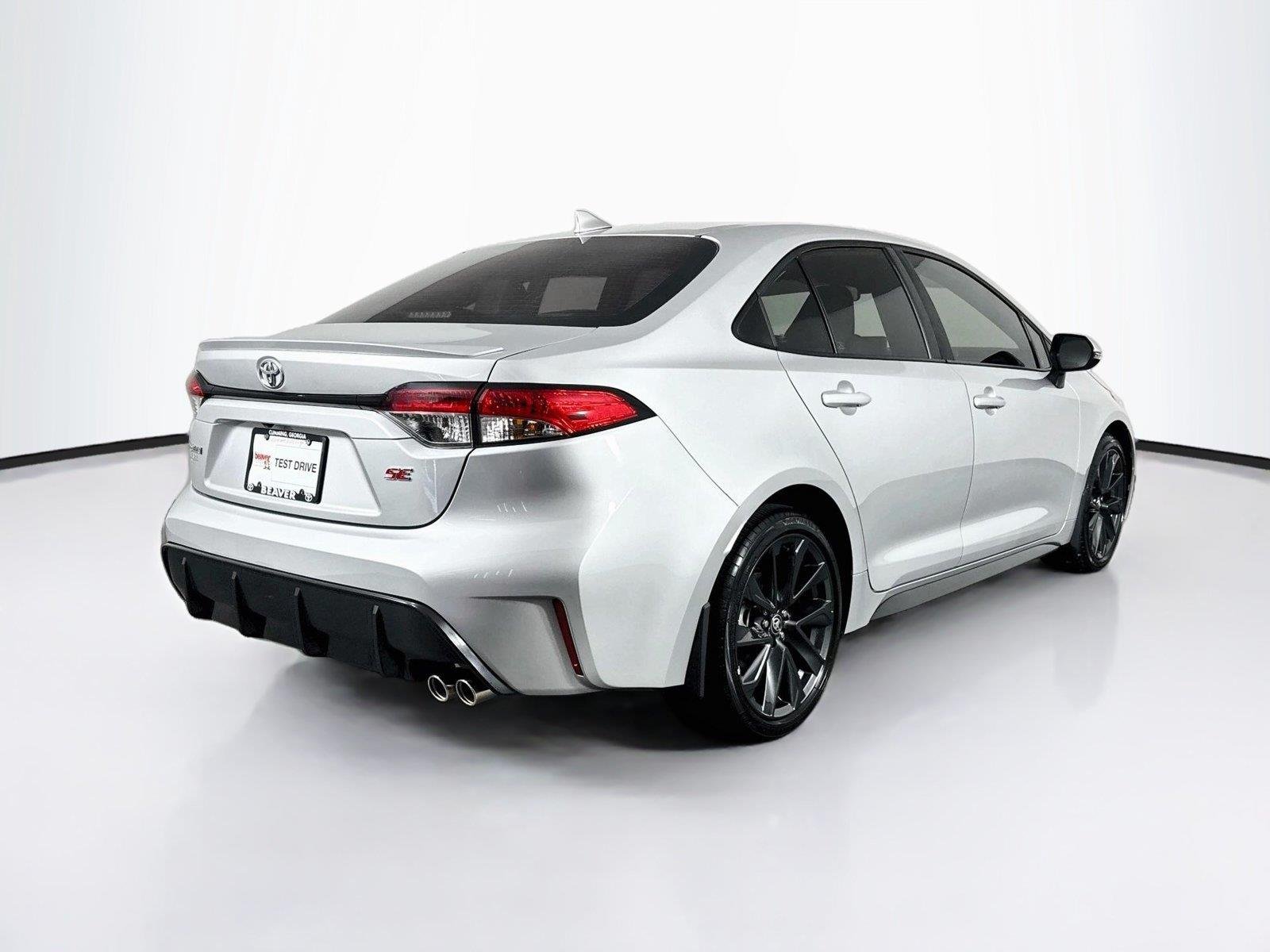 Certified Used 2025 Classic Silver Metallic Toyota SE image 2