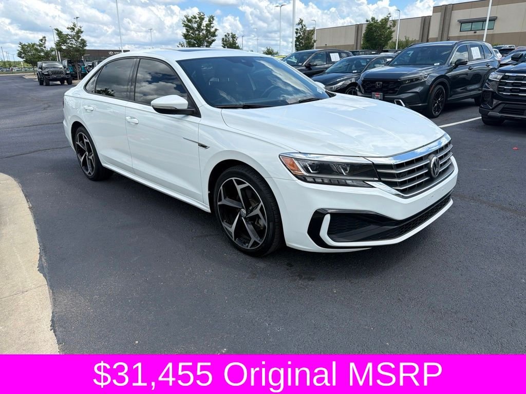 Used 2021 White Volkswagen 2.0T R-Line image 1
