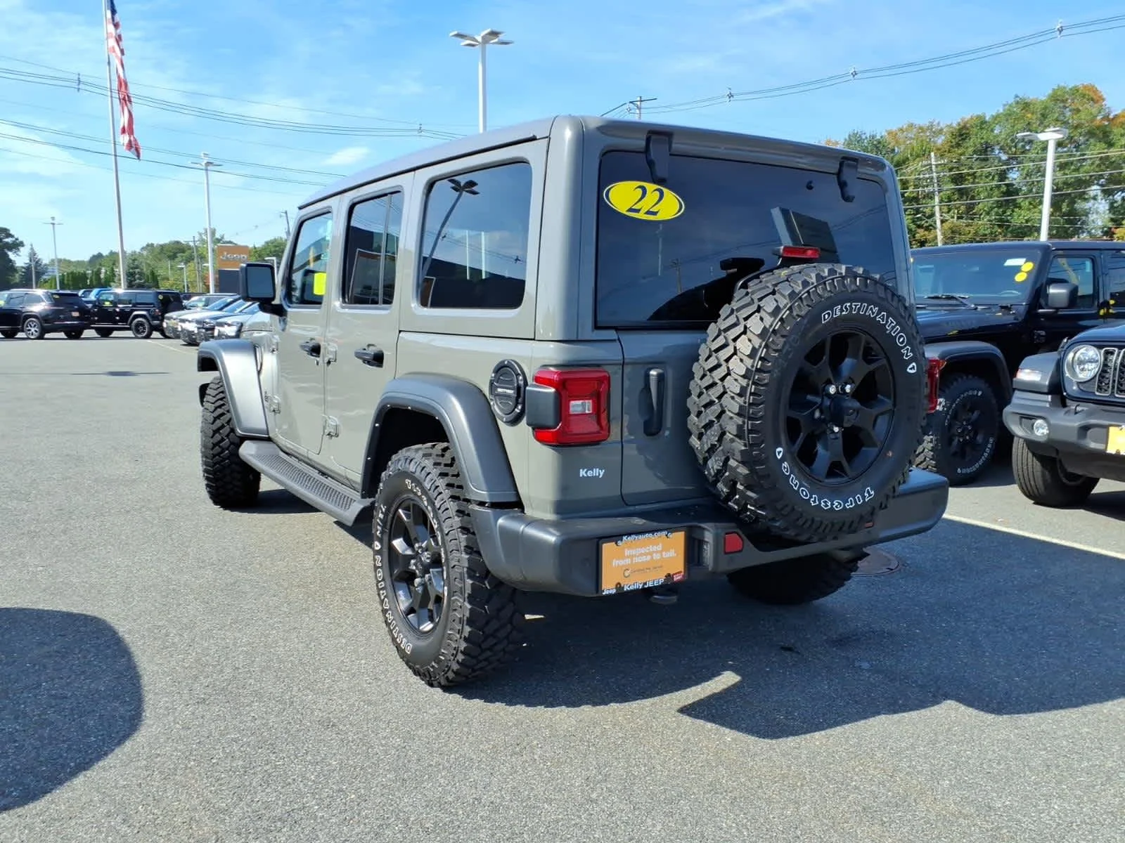 Certified Used 2022 Sting-Gray Clearcoat Jeep Unlimited Willys image 11