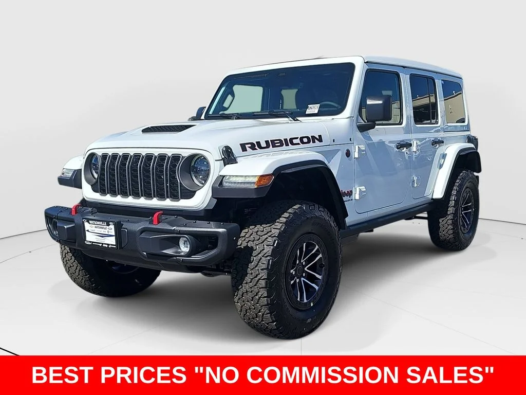 New 2026 Bright White Clear-Coat Exterior Paint Jeep Rubicon X image 7