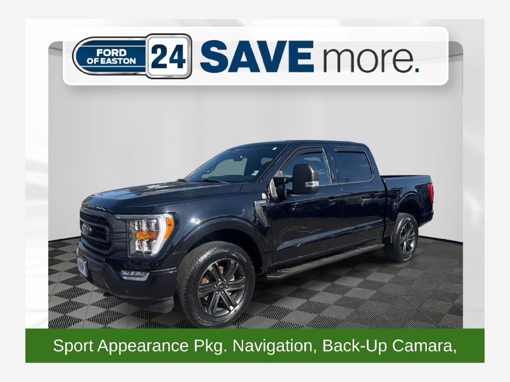 Used 2022 Black Ford XLT image 1