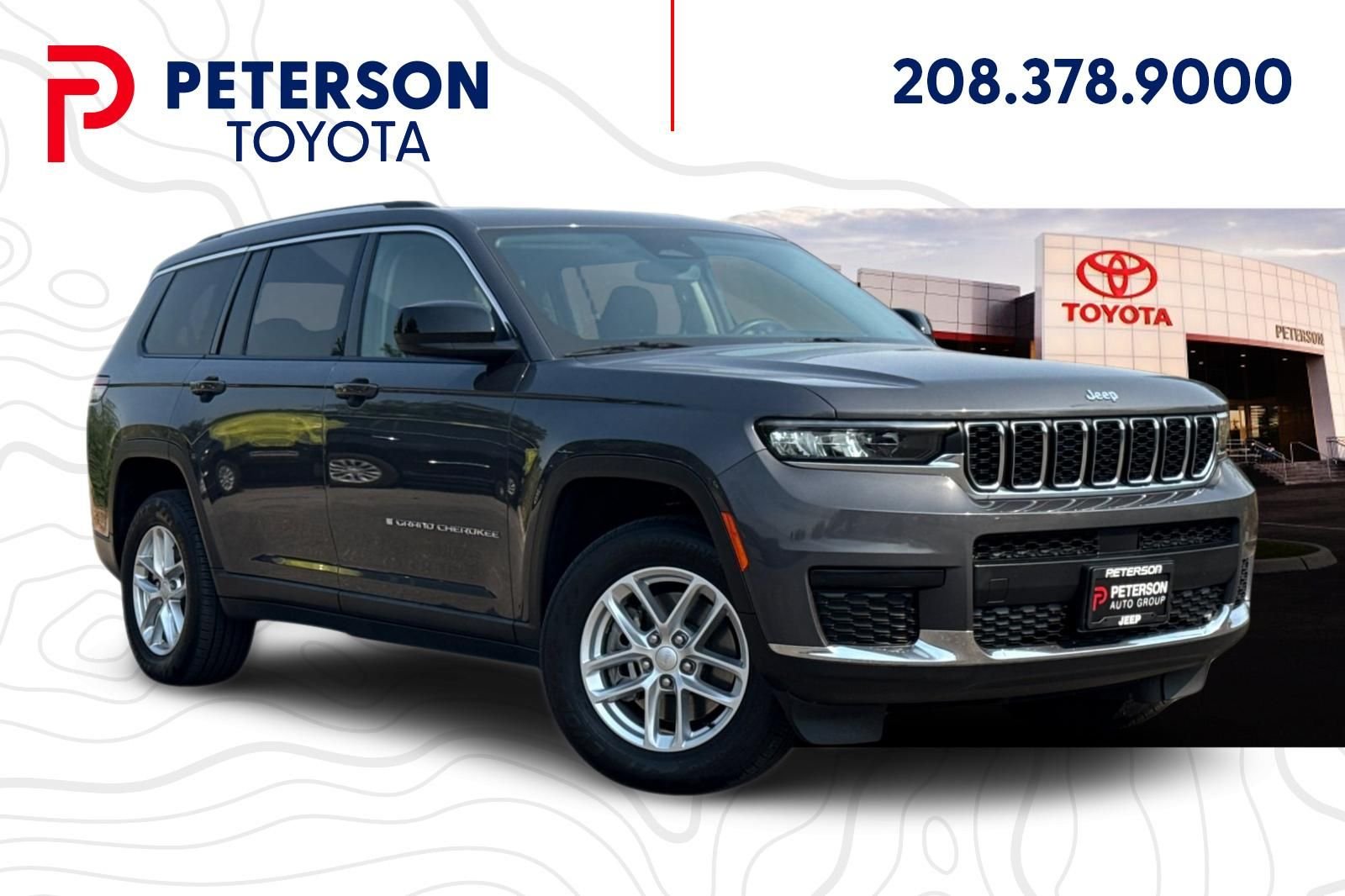 Used 2022 Gray Jeep Laredo image 1