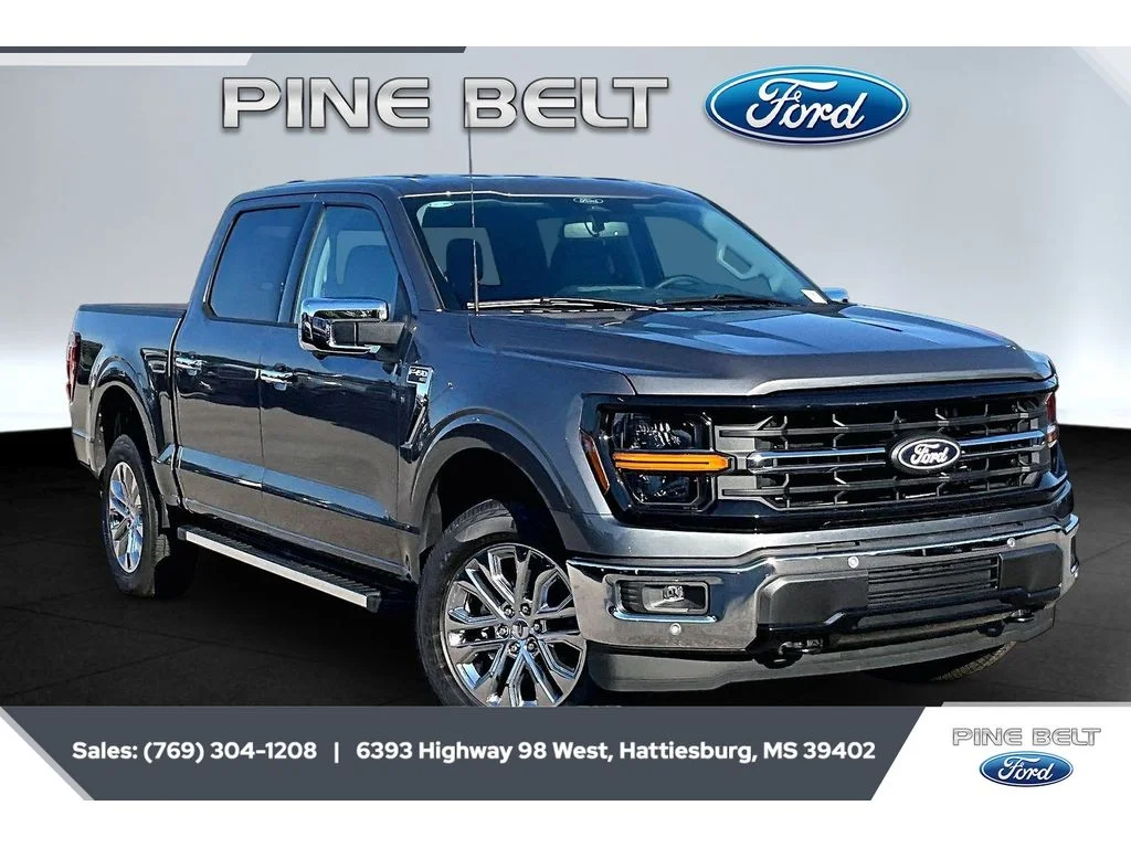 New 2026 Carbonized Gray Metallic Ford XLT image 1