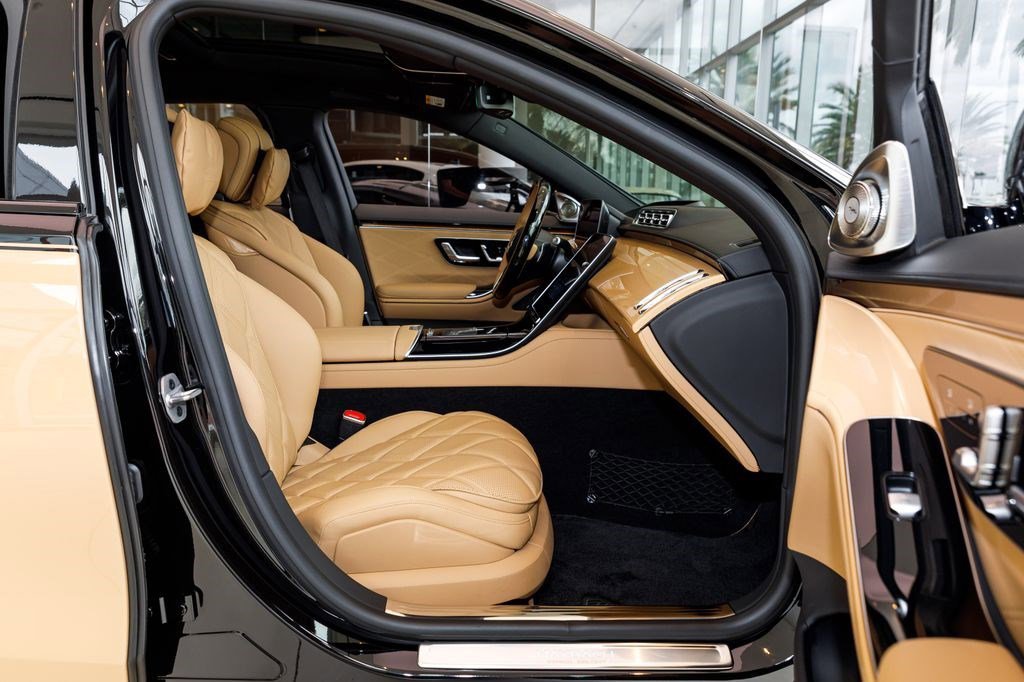 Used 2023 Obsidian Black Metallic / Colorado Beige Mercedes-Benz Maybach S 680 image 12