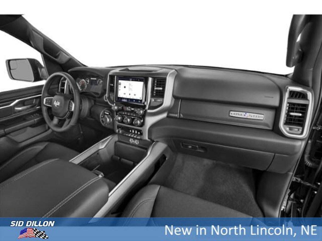 New 2026 Diamond Black Crystal Pearl-Coat Exterior Paint RAM Big Horn Crew Cab 4x4 5