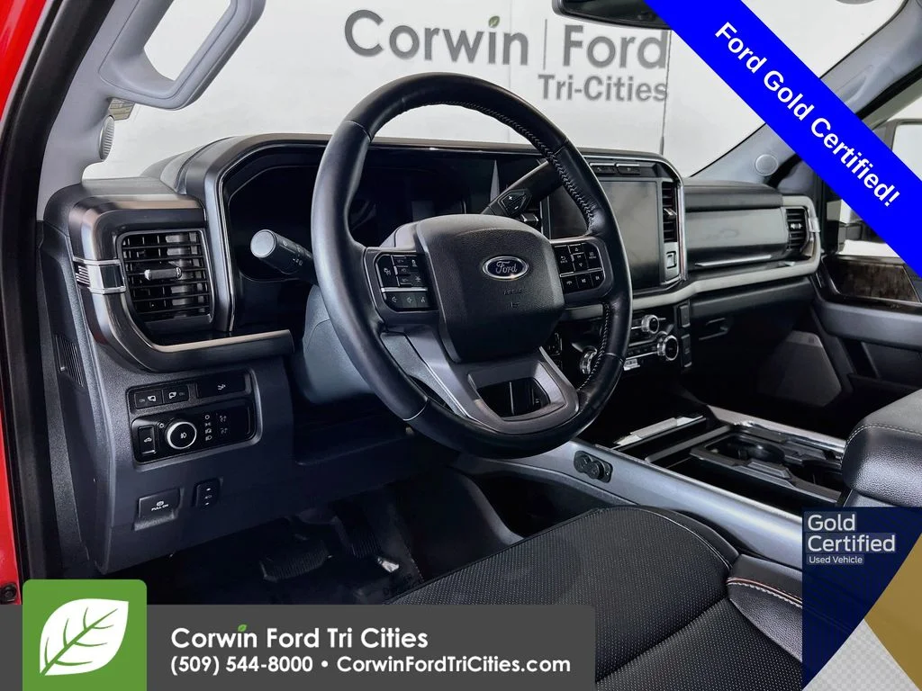 Certified Used 2024 Black Ford Lariat image 3
