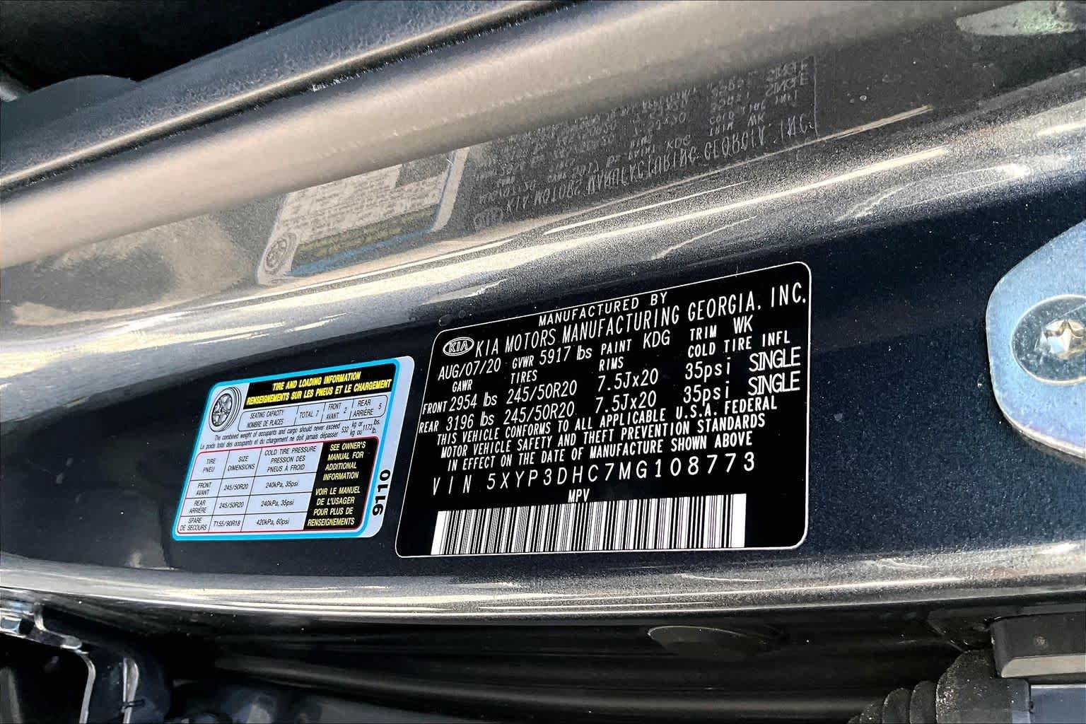 Used 2021 Gravity Grey Kia EX image 57