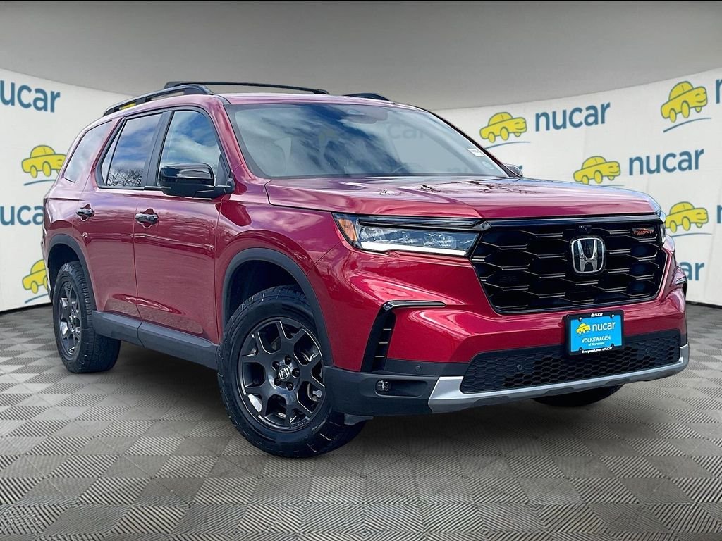 Red 2025 Honda Pilot TrailSport AWD SUV / Crossover All-Wheel Drive Automatic