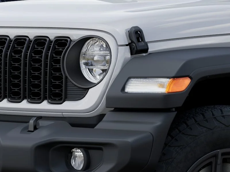 New 2026 Bright White Clear-Coat Exterior Paint Jeep Sport S image 38